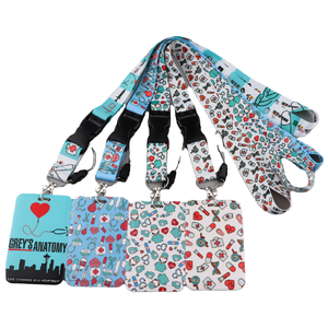 Porte-badge personnalisé Grey's Anatomy, dessin animé, médecin, infirmière, sangle, cordon, nouveaux styles, nylon avec crochet durable, accessoire - Product Image 2