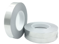 Ruban d'aluminium conducteur double face auto-adhésif en aluminium pur isolant thermique en papier d'aluminium résistant aux hautes températures