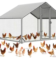 Structure en acier préfabriquée robuste |   Habitat spacieux pour poulets, canards, oies et lapins |   Résistant aux intempéries et installation rapide