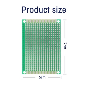 Cartes de prototypage universelles OEM vierges pour circuits imprimés, cartes PCB simples faces, cartes PCB vierges imprimées pour <span class=keywords><strong>Arduino</strong></span> - Product Image 3