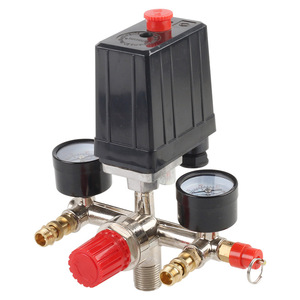 Ensemble de régulateur de pression d'air Bama, 175 PSI, réglable, pour petites pièces de compresseur d'air - Product Image 1