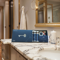 Ensemble de produits de toilette pour hôtel Airbnb, cadeau de voyage