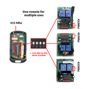 433.92MHz RF chiedere codice di composizione telecomando SMC 5326P Chipset Gate/Garage porta trasmettitore telecomando produttore - Product Image 5