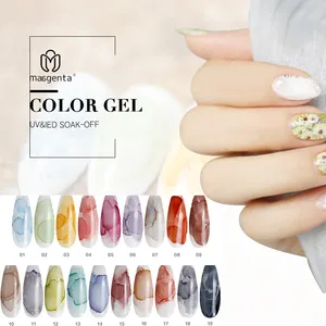 Private Label UV Gel Art Marble Watercolor Ink Nails Blooming Liquid Gel Nail Polish