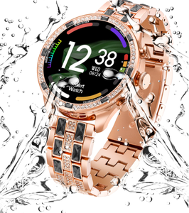 Mode féminine multifonctionnelle <span class=keywords><strong>montre</strong></span> intelligente fréquence cardiaque pression artérielle météo multi-sport filles smartwatch GEN12 - Product Image 5