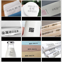 Impresora de Inyección de Tinta Manual Portátil para Cajas de Cartón, Bolsas de Plástico, Impresión de Fecha y Código de Lote, Portátil, 12.7mm, Alimentada por Batería