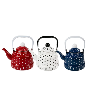 Hervidor de Esmalte Moderno de 2.5L con Diseño Floral, Apto para Estufa, Ecológico, para Uso Doméstico, Gran Venta <span class=keywords><strong>en</strong></span> <span class=keywords><strong>Línea</strong></span> - Product Image 1