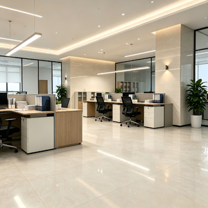 Vente flash : carrelage mural en céramique émaillée haute brillance 400x800 mm, aspect marbre beige clair, pour <span class=keywords><strong>salle</strong></span> <span class=keywords><strong>de</strong></span> <span class=keywords><strong>bain</strong></span> et cuisine - Product Image 2