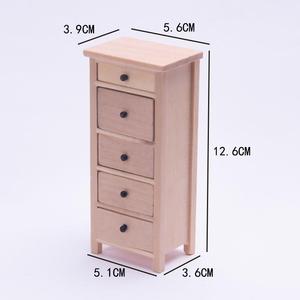 Estantería de madera para juguetes DIY, armario de almacenamiento 0b11, modelo de casa de muñecas en miniatura para accesorios de casa de muñecas y sala de estar - Product Image 6