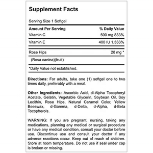 Bağışıklık geliştirmek sağlık ürünleri E vitamini + C vitamini Softgels - Product Image 2