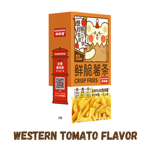 Dudu pomme de terre frites coupées originales 90g saveur tomate snack sain sac cadeau Web rouge snack <span class=keywords><strong>alimentaire</strong></span> tomate chips de pomme de terre - Product Image 4
