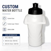 Forme de t-shirt d'exercice Premium Sport Hygienic Carrier Track Fitness Water Gym Football Bouteille d'eau en plastique avec logo personnalisé