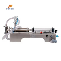 Machine de remplissage de boissons semi-automatique FXZ 100 ml à commande pneumatique pour jus, eau, huile, lait, miel, confiture, gel, détergent