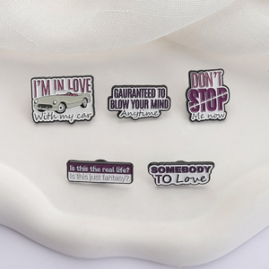 Sming Pins que infectan palabras impactantes Pin esmaltado motivacional sobre el amor y los sueños broche solapa mochila insignias regalo <span class=keywords><strong>de</strong></span> joyería - Product Image 3