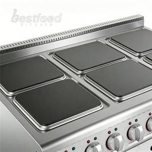 Fourneau Électrique Commercial Robuste en Acier Inoxydable 380V à 6 Plaques pour Équipement de Cuisine - Product Image 2