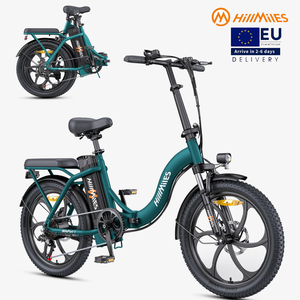 Bicicleta Eléctrica Plegable Portátil de 250W, 20 Pulgadas, Neumáticos Anchos, Batería de Litio de 36V 13Ah, 7 Velocidades, Bicicleta de Paso Bajo para Entrega Rápida - Product Image 1