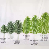 Feuilles de palmier artificielles, 1 pièce, areca décoratives, plantes
