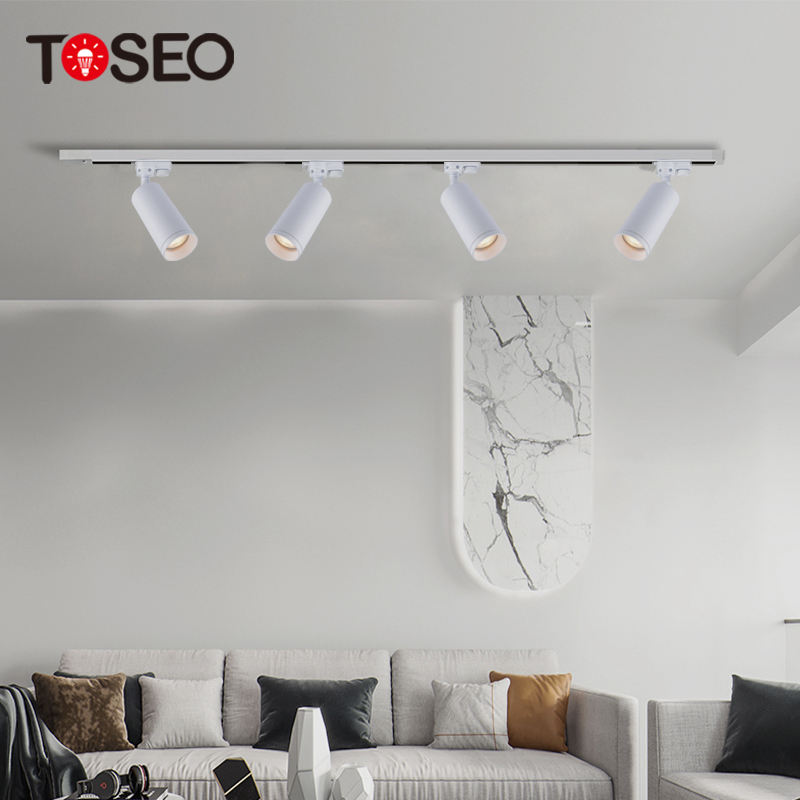 Ip20 Rotatable Track Ceiling Light Dimmable Surface Mounted Downlights