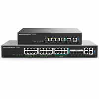 Grandstream GCC6020 – Passerelle d'entreprise tout-en-un pour bureau, VPN, pare-feu, SIP, IP PBX, communication unifiée, commutateur réseau 10G SFP+ 2.5G