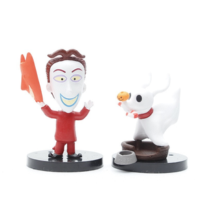 หุ่นโมเดลฟิกเกอร์ตัว<span class=keywords><strong>การ์ตูน</strong></span>พีวีซีขนาดเล็กของตกแต่งโต๊ะสำหรับครอบครัววันฮาโลวีนและของเล่นสะสม - Product Image 1