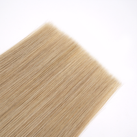 Extensions à bandes adhésives Lanmuse de qualité salon, cheveux humains russes lisses invisibles, 100g/paquet, cheveux vierges Remy, prix de gros