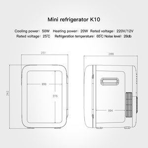2021 popolare <span class=keywords><strong>auto</strong></span> mini frigo 10L <span class=keywords><strong>auto</strong></span> mini termoelettrico dispositivo di raffreddamento e scaldino box - Product Image 4
