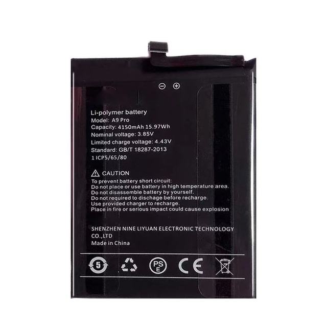 UMl Umidigi A9 Pro 4150mAh 3.85V Rechargeable Lithium Ion Battery 100% Compatible New Replacement in Stock