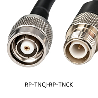 Câble coaxial RF à gain élevé personnalisé RPTNCJ vers RPTNCK IPEX UFL vers SMA femelle traversant, assemblage RG178, pigtail d'antenne