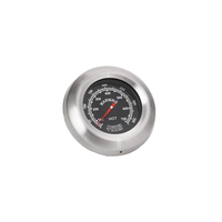 Stainless Steel Barbecue Grill Pointer Temperature Gauge Home Oven Thermometer with Temperature Gauge Controller