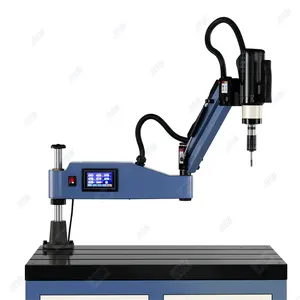 Precio de la máquina de rosca CNC eléctrica de escritorio, brazos de rosca flexibles de pantalla táctil M12 M16 pequeños