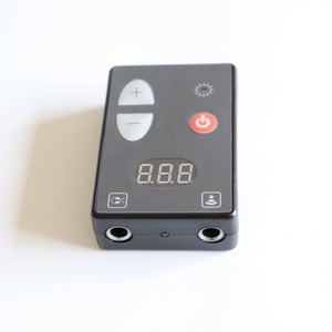 เครื่องจ่ายไฟสำหรับเครื่องสักดิจิตอล LCD อัจฉริยะแบบพกพา ทำจากสแตนเลส สำหรับงานศิลปะบนร่างกายและการรักษาผิว - Product Image 1