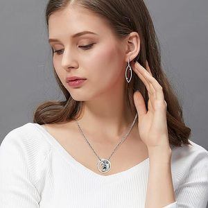 Collar con Urna para Cenizas <span class=keywords><strong>de</strong></span> Mascotas, <span class=keywords><strong>de</strong></span> Acero Inoxidable, con Huellas <span class=keywords><strong>de</strong></span> Patas, Joyería <span class=keywords><strong>de</strong></span> Cremación con <span class=keywords><strong>la</strong></span> Frase 'Dejaste Huellas <span class=keywords><strong>de</strong></span> Patas en Mi Corazón' - Product Image 6