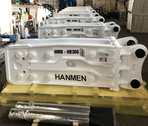 Marteau hydraulique de roche de briseur de MSB SAGA 30g pour l'excavatrice - Product Image 2