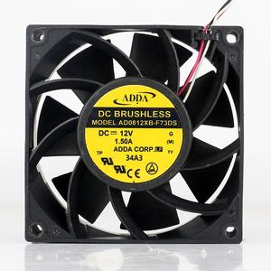 ADDA 24V 48V DC12V 1.5A AC EC 8038 80X80X38MM 8CM Volume d'air élevé nouvelle énergie <span class=keywords><strong>colonne</strong></span> de charge onduleur AD0812XB-F73DS <span class=keywords><strong>ventilateur</strong></span> de <span class=keywords><strong>refroidissement</strong></span> - Product Image 1