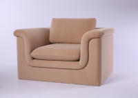 Canapé simple tapissé sur mesure Fauteuil en velours côtelé vert orange kaki camel