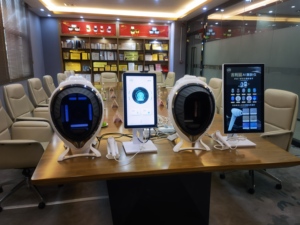 เครื่องวิเคราะห์ผิวหน้า 3 มิติอัจฉริยะ ตรวจจับความชุ่มชื้น ริ้วรอย สิว รูขุมขน สำหรับร้านเสริมสวย สปา  ใช้ได้กับดวงตา  รองรับภาษาญี่ปุ่น อเมริกา แอฟริกาใต้ - Product Image 6