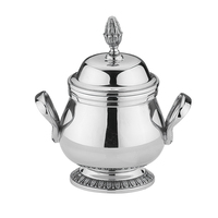 Elegante Versilberte Tee- und Kaffeekanne Klassischer Servierkrug mit Langem Ausguss für Luxushotels, Restaurants und Catering-Tischgedecke