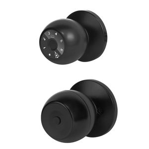 Akıllı Parmak İzi ve Anahtarsız IC Kartlı Kapı Kolu Kilidi, Tuya Uygulaması ile Uzaktan Kumandalı, Ahşap Kapılar için Ev ve Yatak Odası Kullanımına Uygun Dijital Kilit - Product Image 4