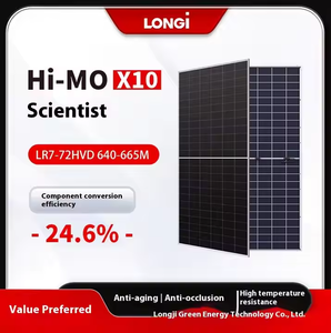 Sistema de Energía Solar Conectado a la Red de 500KW 1MW 2MW, Paquete Completo con Inversor de Cadena Growatt Solis para Uso Comercial - Product Image 3