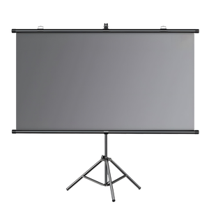 VIY layar proyektor Tripod <span class=keywords><strong>100</strong></span> inci, proyeksi layar portabel Tinggi Anti Cahaya 4K HD dengan dudukan - Product Image 1