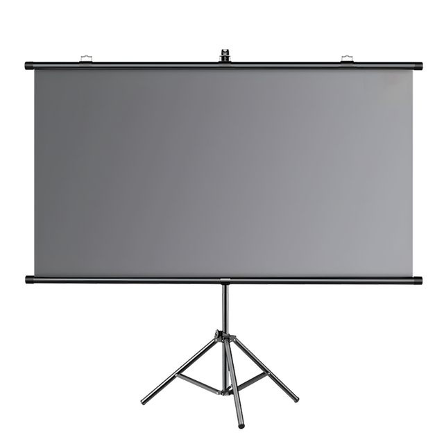 VIY 100 Inch Tripod Projector Screen with Stand 4K HD Anti-light Height Portable Outdoor Projection Screen