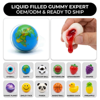 Caramelos con forma de ojo 3D realistas, rellenos en el centro, al por mayor, personalizados de fábrica, en caja, Halal, OEM, de frutas blandas, para Halloween.