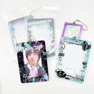 Porte-clés en plastique personnalisé à faible MOQ pour photocartes d'idols Kpop, présentoir de cartes en acrylique - Product Image 2