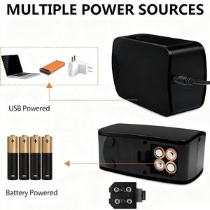 <span class=keywords><strong>Taille</strong></span>-<span class=keywords><strong>crayon</strong></span> automatique électronique Polarex X2, alimenté par USB/batterie, type rouleau, certifié CE, lames hélicoïdales en acier plastique - Product Image 5