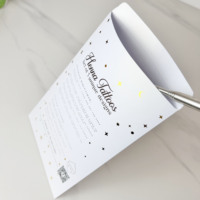 Amplop Kertas Cetak Foil Emas Logo Kustom Amplop Hadiah Dekoratif Mewah untuk Kartu Pernikahan Seni Kerajinan Kemasan