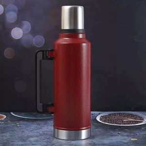 Bouteille isotherme à double paroi en acier inoxydable 1L 1.4L 1.9L avec poignée pour l'extérieur - Product Image 4