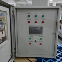 Caja de Control Eléctrico Personalizada de 440V, Centro de Automatización PLC de 100A con HMI Integrado para Monitoreo de Procesos Técnicos