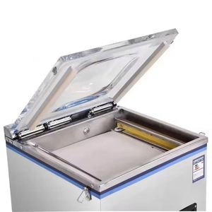 Machine d'emballage sous vide à double chambre pour fruits de mer/viande/poisson séché/viande de porc/viande de bœuf/riz DZ-400 avec 2 barres de scellage - Product Image 3