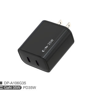 Chargeur mural électrique OEM 35W adaptateur secteur 2 ports type C protection DC OTP OVP - Product Image 4