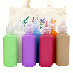 Pintura Textil de 6 Colores Ideal para Zapatos/Ropa/Gorras/<span class=keywords><strong>Camisetas</strong></span>, Pintura DIY - Product Image 4